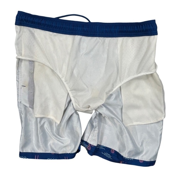 Sonoma Men's Neon Flamingo Blue Board Shorts Swim Trunks Size L - Picture 9 of 9